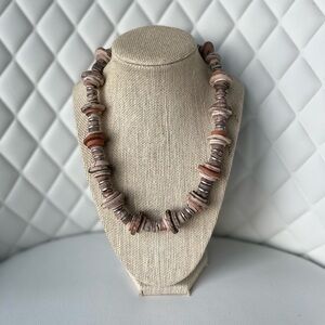 Adjustable Handmade in Philippines Vintage Wooden Necklace